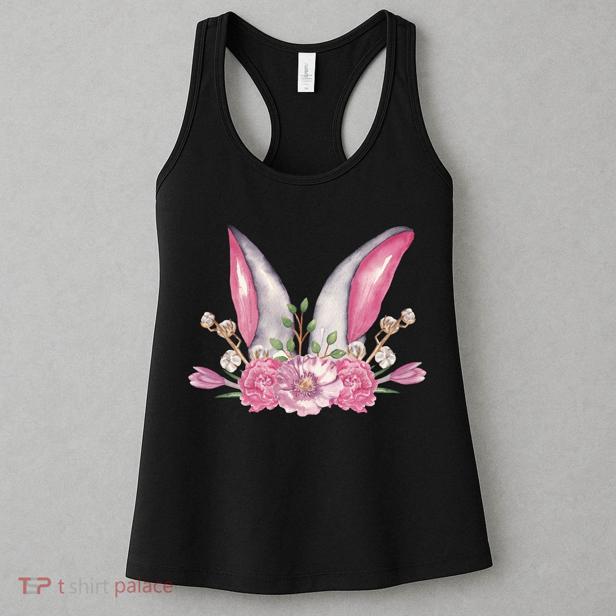 Cute Bunny Ears Easter Women's Tank Top