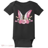Cute Bunny Ears Easter Baby Bodysuit thumb 0