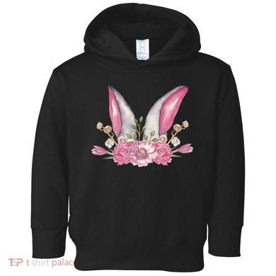 Cute Bunny Ears Easter Toddler Hoodie