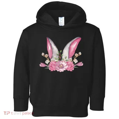 Cute Bunny Ears Easter Toddler Hoodie