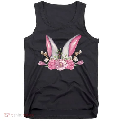 Cute Bunny Ears Easter Tank Top