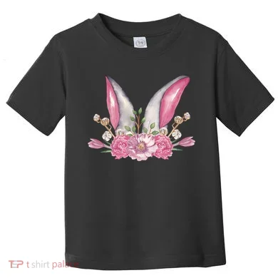 Cute Bunny Ears Easter Toddler T-Shirt