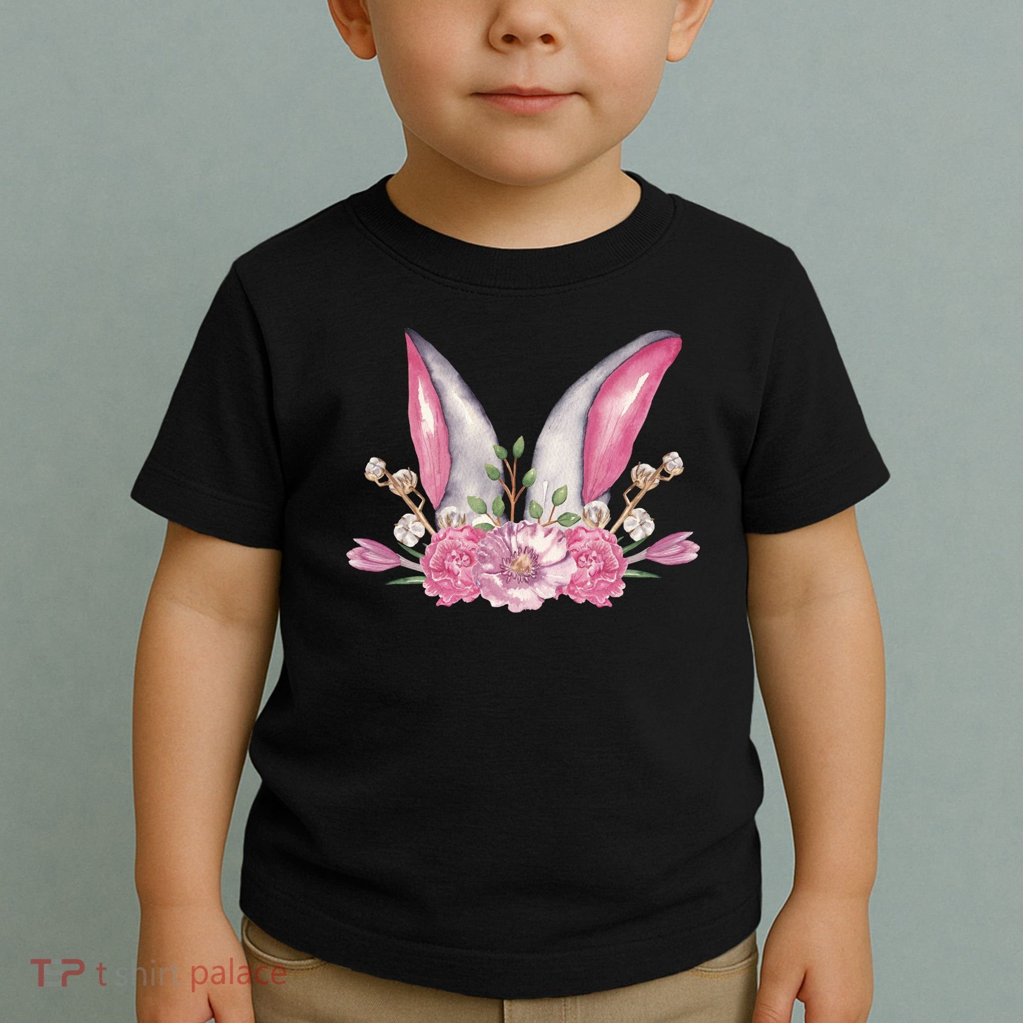 Cute Bunny Ears Easter Toddler T-Shirt