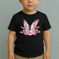 Cute Bunny Ears Easter Toddler T-Shirt thumb 2