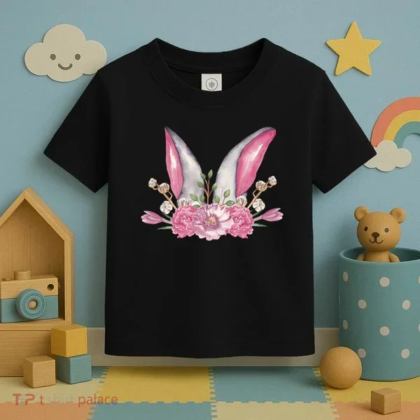 Cute Bunny Ears Easter Toddler T-Shirt