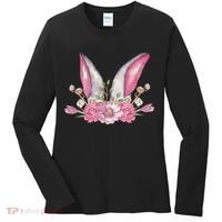 Cute Bunny Ears Easter Women's Long Sleeve Shirt thumb 0