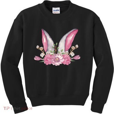 Cute Bunny Ears Easter Kids Sweatshirt