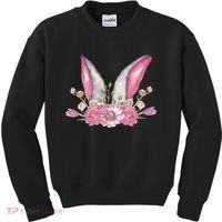 Cute Bunny Ears Easter Kids Sweatshirt thumb 0