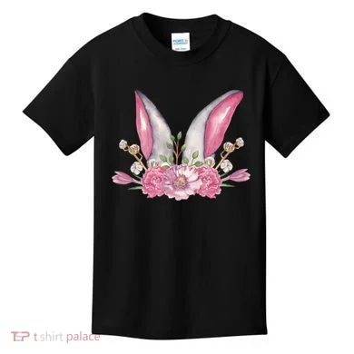 Cute Bunny Ears Easter Kids T-Shirt