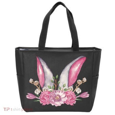 Cute Bunny Ears Easter Tote Bag