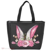 Cute Bunny Ears Easter Tote Bag thumb 0