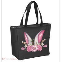 Cute Bunny Ears Easter Tote Bag thumb 2