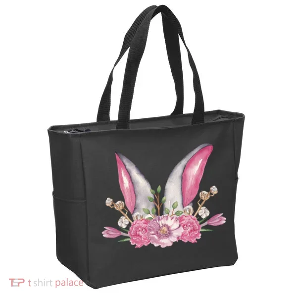 Cute Bunny Ears Easter Tote Bag