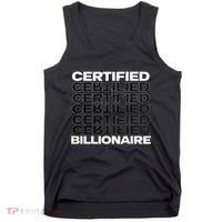 Certified Billionaire Entrepreneur Motivation For Success Tank Top thumb 0