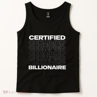 Certified Billionaire Entrepreneur Motivation For Success Tank Top thumb 2