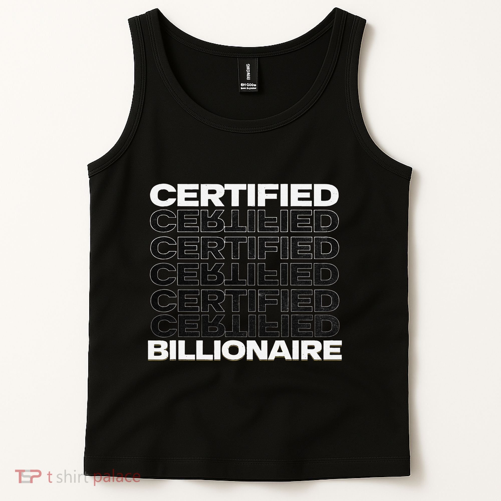 Certified Billionaire Entrepreneur Motivation For Success Tank Top