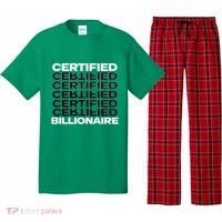 Certified Billionaire Entrepreneur Motivation For Success Pajama Set thumb 0