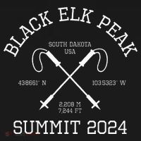 Climbed Black Elk Peak Summit 2024 Hike South Dakota Usa Women's Hoodie thumb 2