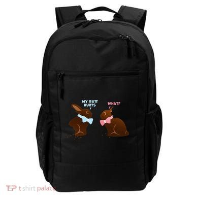 Chocolate Bunny Easter Basket Funny Teens Gift My Butt Hurts Backpack