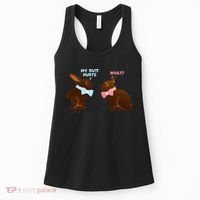 Chocolate Bunny Easter Basket Funny Teens Gift My Butt Hurts Women's Tank Top thumb 0