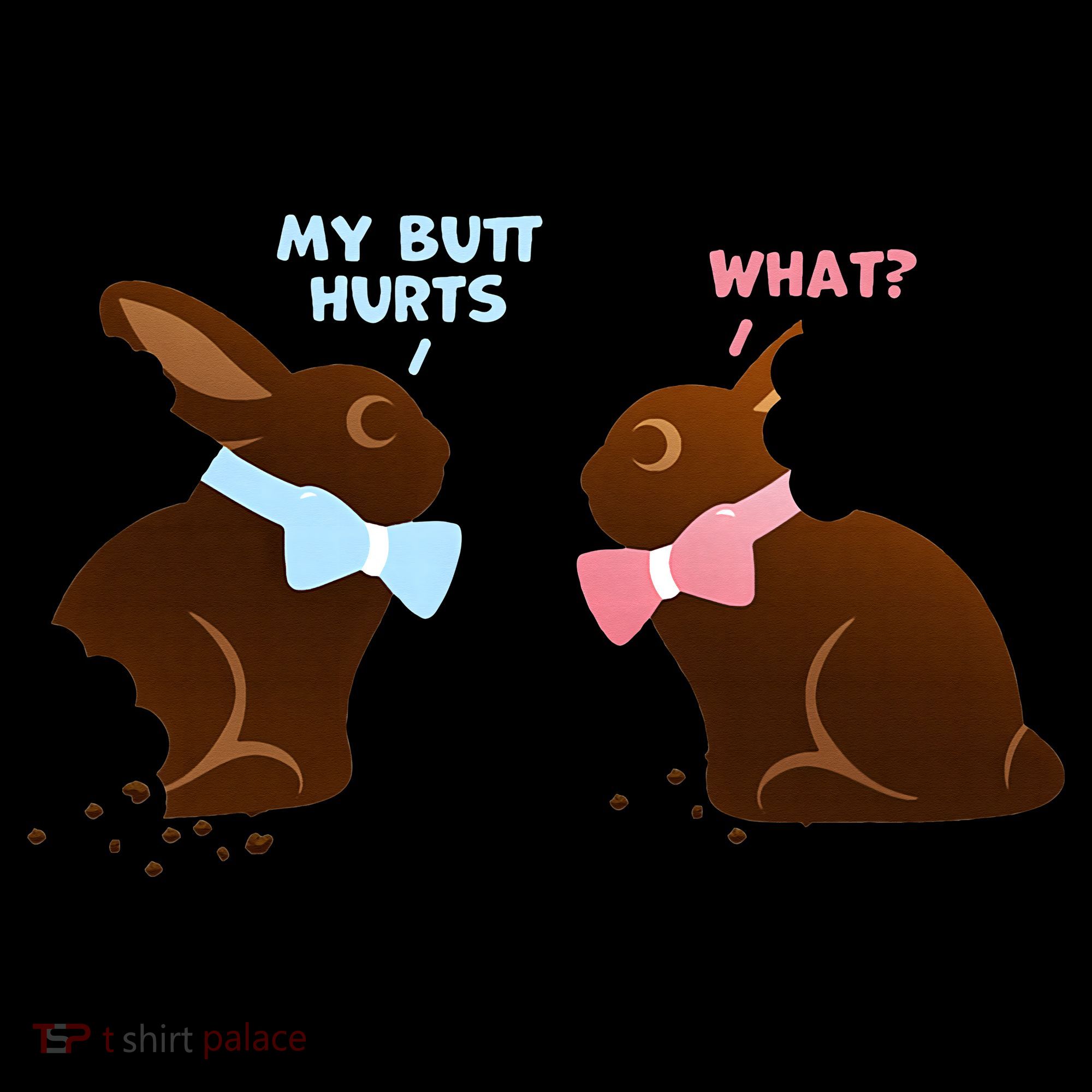 Chocolate Bunny Easter Basket Funny Teens Gift My Butt Hurts Women's Tank Top