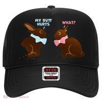 Chocolate Bunny Easter Basket Funny Teens Gift My Butt Hurts Hat thumb 0
