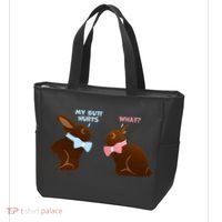 Chocolate Bunny Easter Basket Funny Teens Gift My Butt Hurts Tote Bag thumb 3