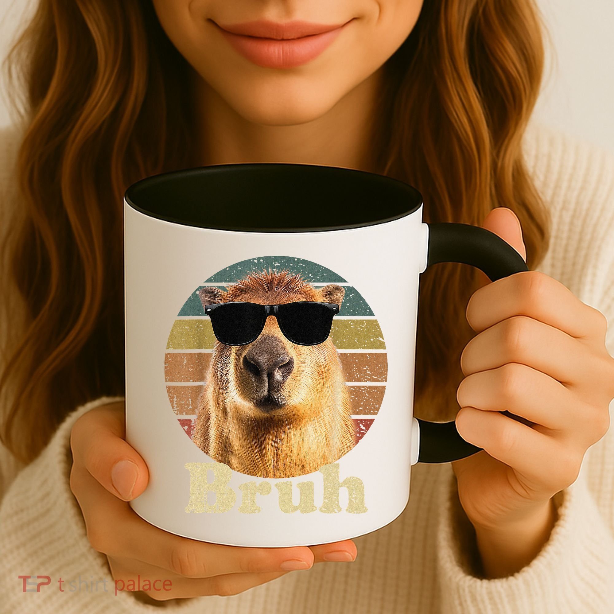 Capybara Bruh Funny Capybara Love Coffee Mug