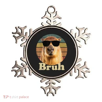 Capybara Bruh Funny Capybara Love Ornament