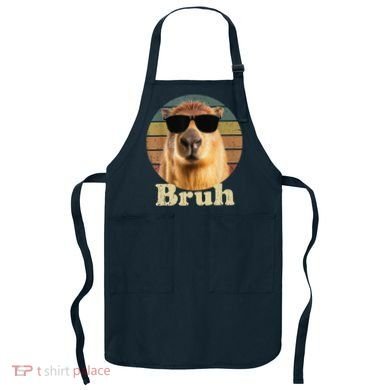 Capybara Bruh Funny Capybara Love Apron