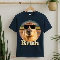 Capybara Bruh Funny Capybara Love T-Shirt thumb 2