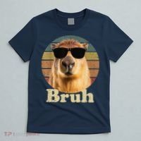 Capybara Bruh Funny Capybara Love T-Shirt thumb 5