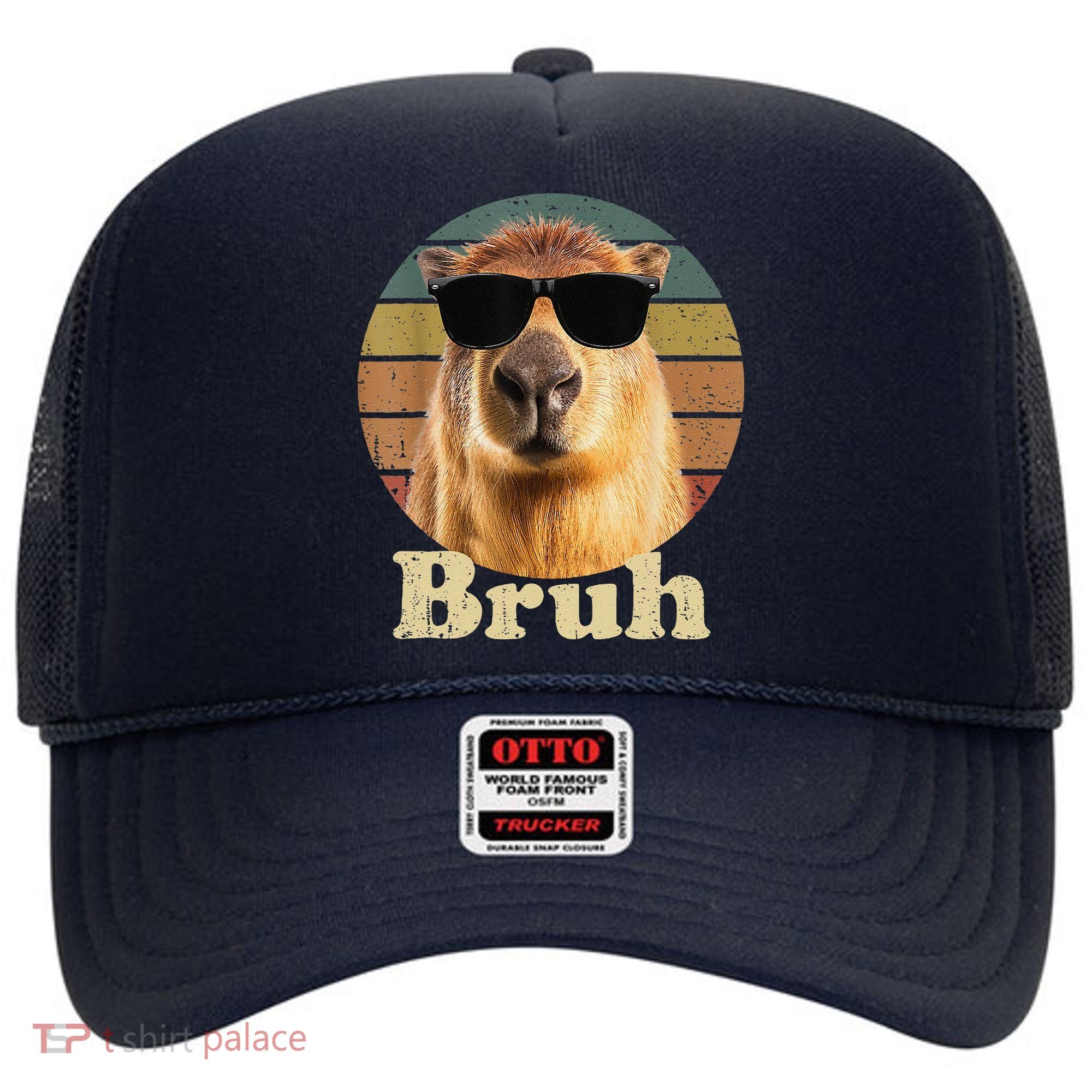 Capybara Bruh Funny Capybara Love Hat