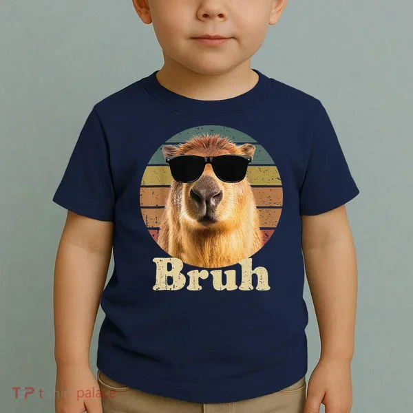 Capybara Bruh Funny Capybara Love Toddler T-Shirt