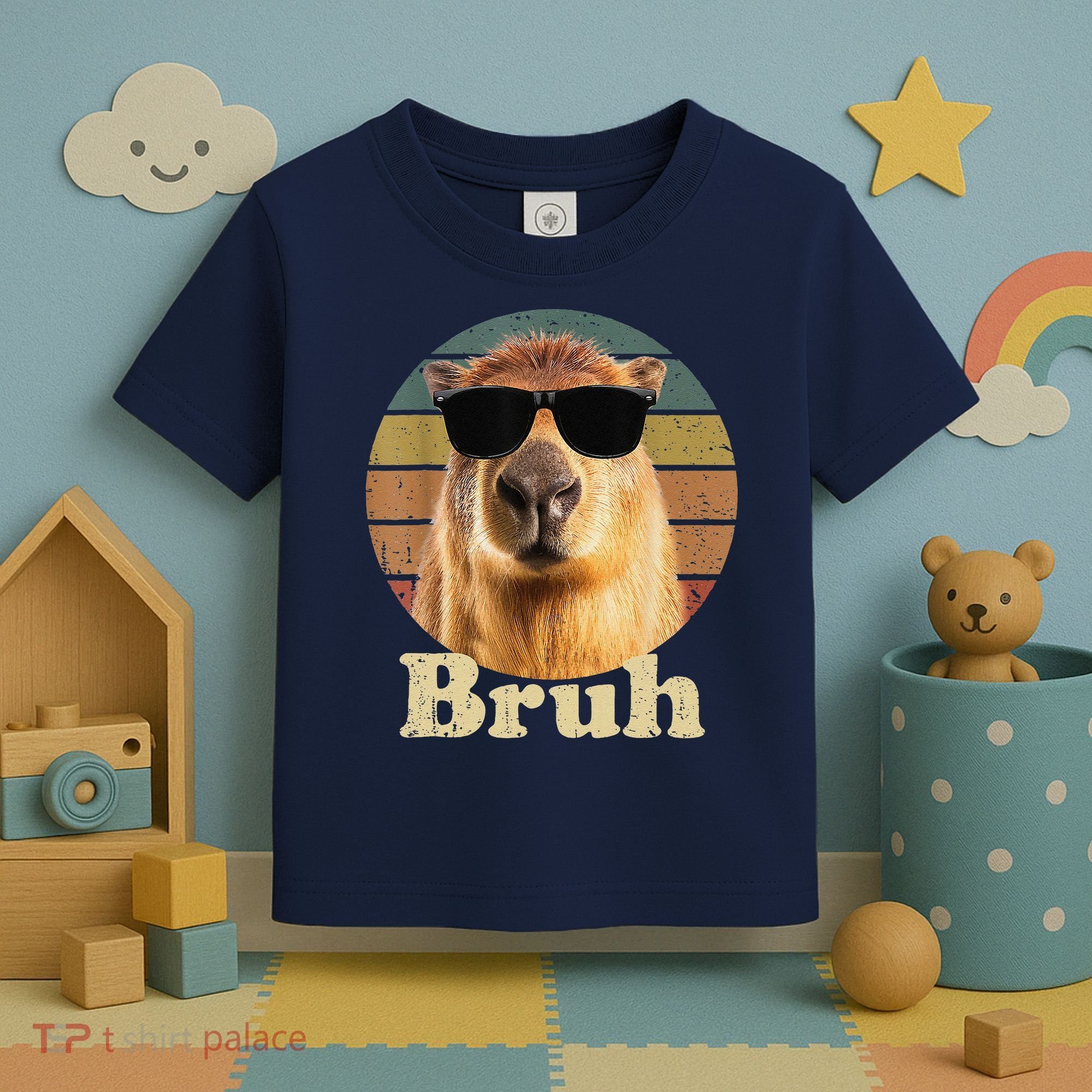 Capybara Bruh Funny Capybara Love Toddler T-Shirt