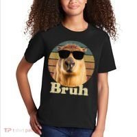 Capybara Bruh Funny Capybara Love Kids T-Shirt thumb 2