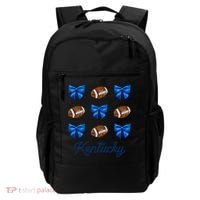 Coquette Bow Football Kentucky Lover Backpack thumb 0
