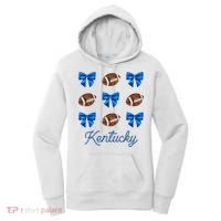Coquette Bow Football Kentucky Lover Women's Hoodie thumb 0