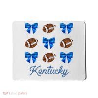 Coquette Bow Football Kentucky Lover Mousepad thumb 0
