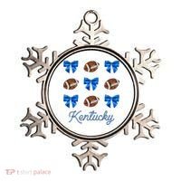 Coquette Bow Football Kentucky Lover Ornament thumb 0