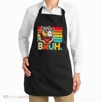 Capybara Bruh Funny Graphic For Women Funny Capybara Gift Apron thumb 2