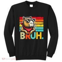 Capybara Bruh Funny Graphic For Women Funny Capybara Gift Sweatshirt thumb 0