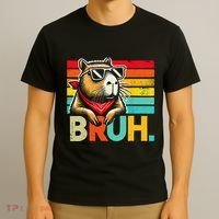 Capybara Bruh Funny Graphic For Women Funny Capybara Gift T-Shirt thumb 3