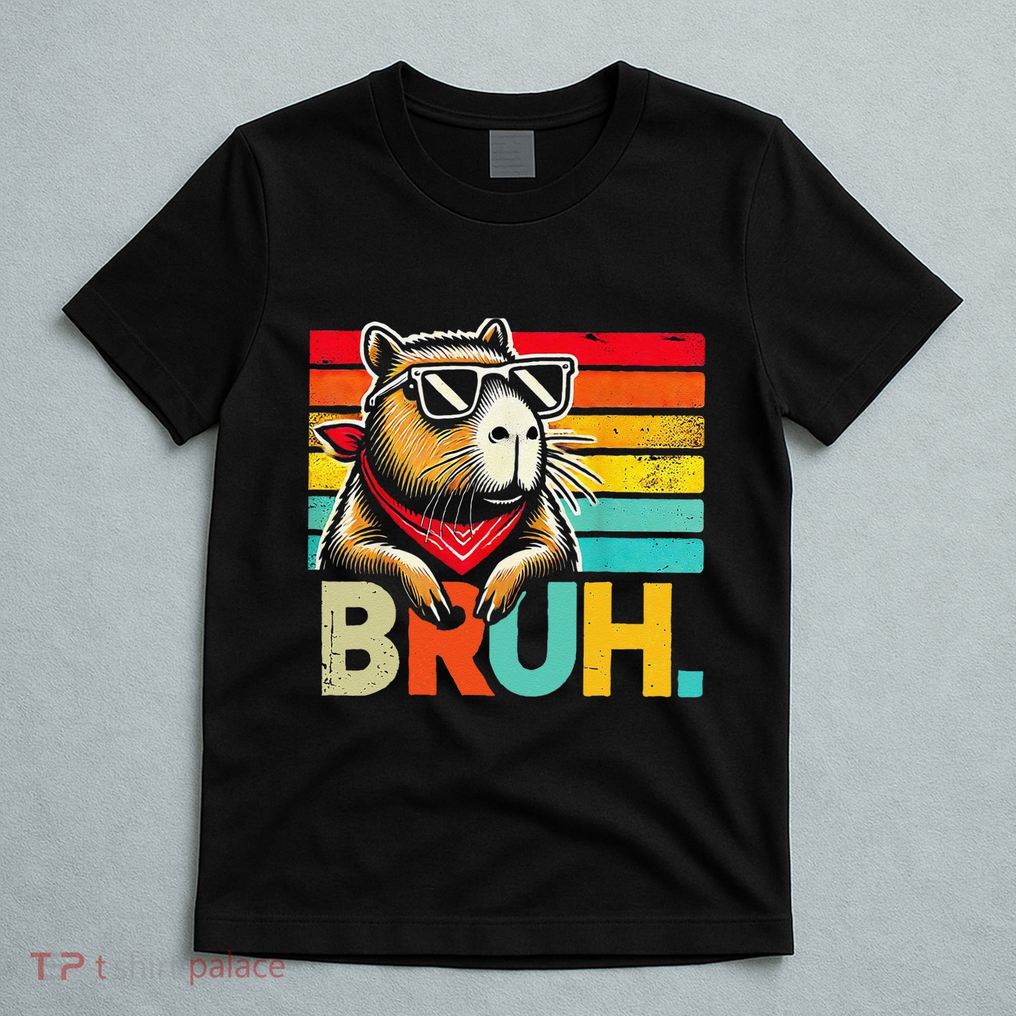 Capybara Bruh Funny Graphic For Women Funny Capybara Gift T-Shirt