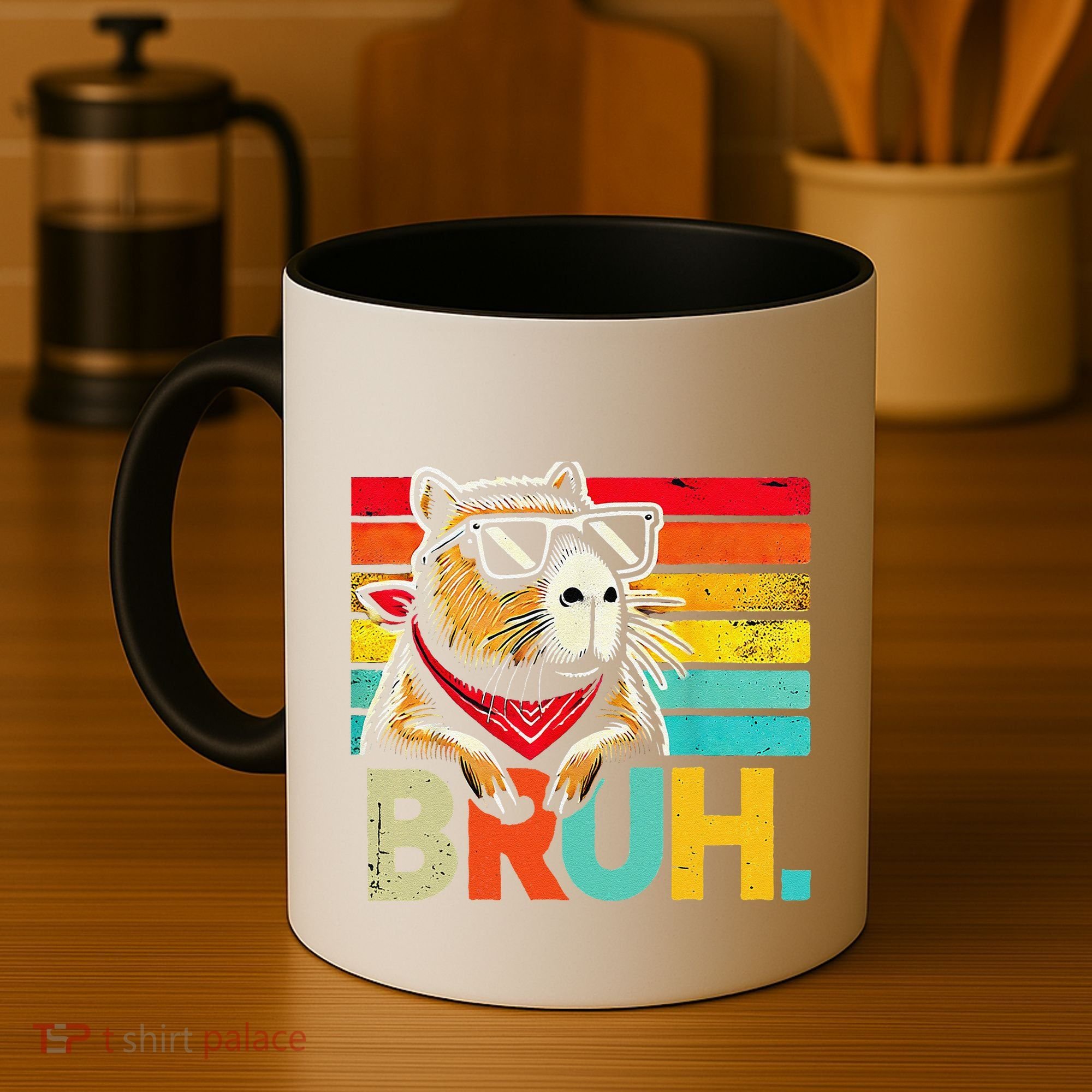 Capybara Bruh Funny Graphic For Women Funny Capybara Gift Coffee Mug