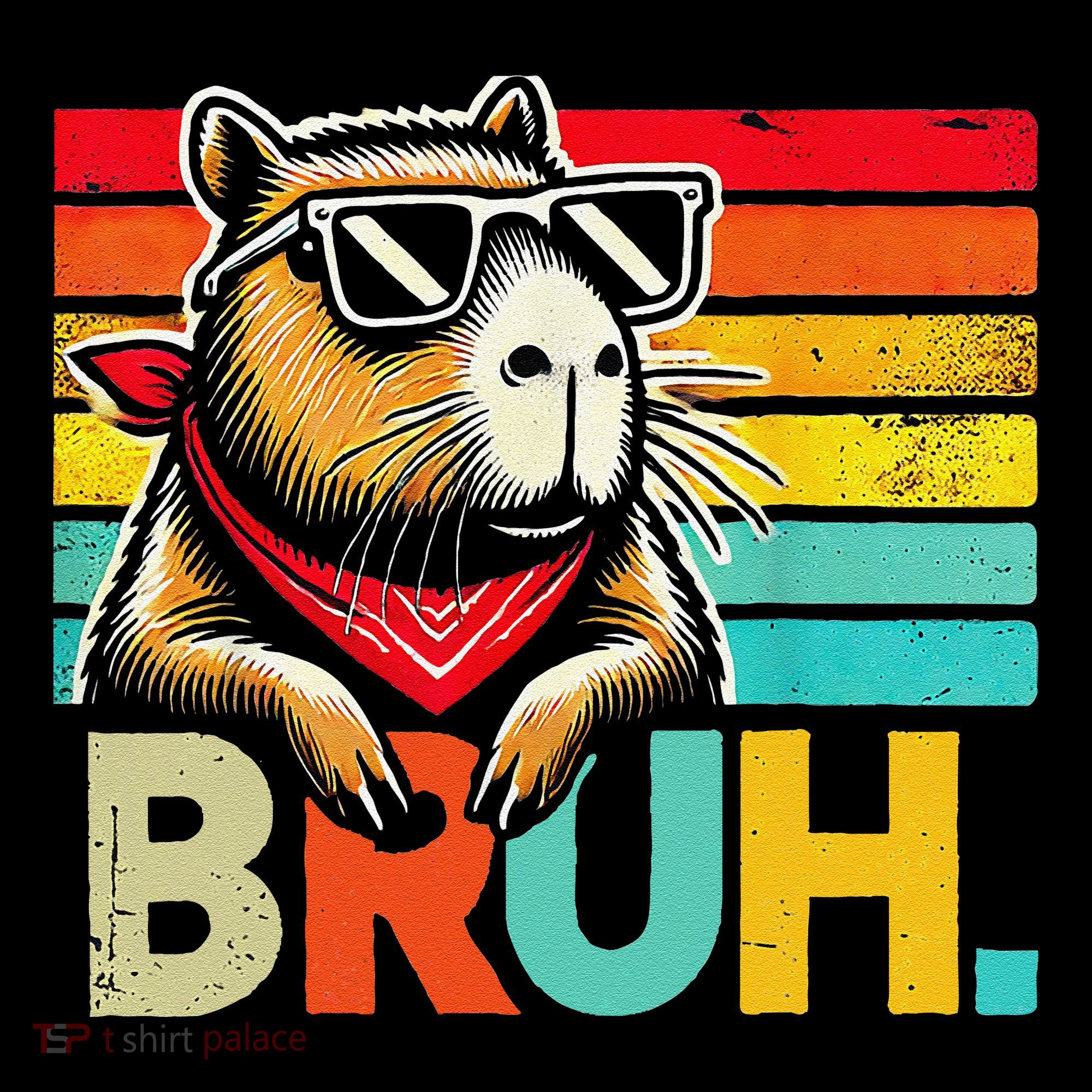 Capybara Bruh Funny Graphic For Women Funny Capybara Gift Coffee Mug