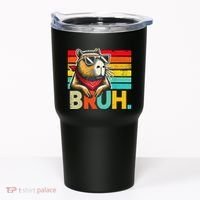 Capybara Bruh Funny Graphic For Women Funny Capybara Gift Tumbler thumb 0