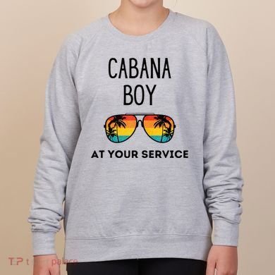 Cabana Boy Funny Summer Pool Party Bartender Bartending Women's Sweatshirt