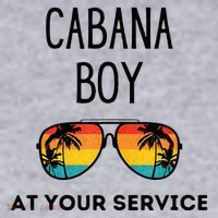Cabana Boy Funny Summer Pool Party Bartender Bartending Women's Sweatshirt thumb 2