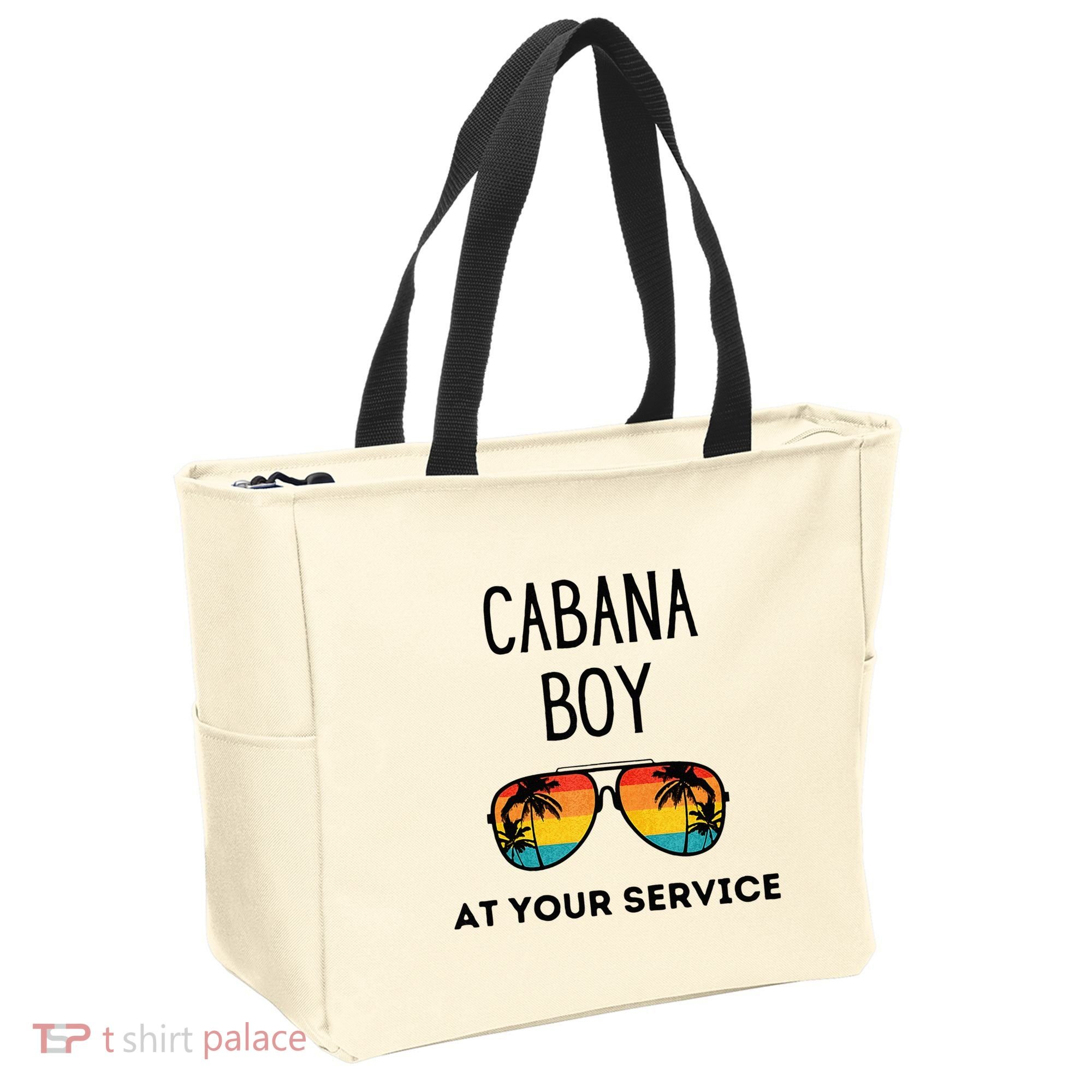 Cabana Boy Funny Summer Pool Party Bartender Bartending Tote Bag